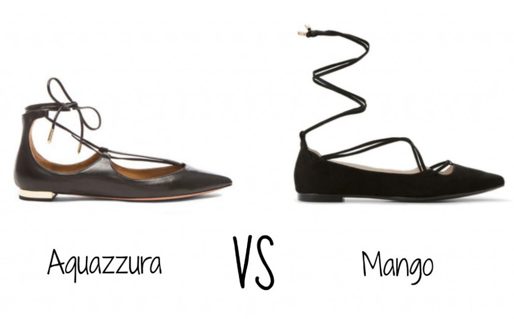 Cravings vs Savings Pointed strappy flats savoir ville