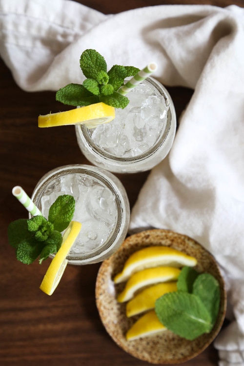 Gin and Mint Tea Cocktail
