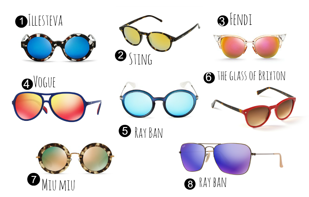 Summer trend  mirrored sunglasses savoir ville (1)