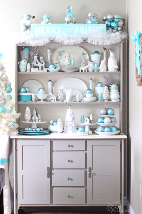 blue-and-silver-christmas-hutch