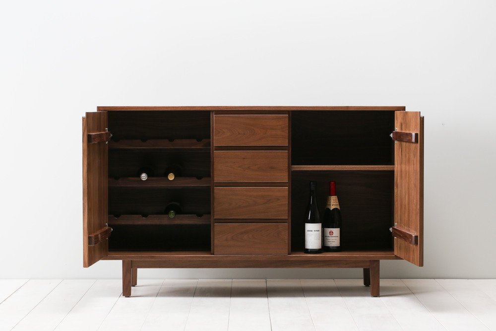 Handcrafted “Hayward” Wine Cabinet - trnk-nyc.com