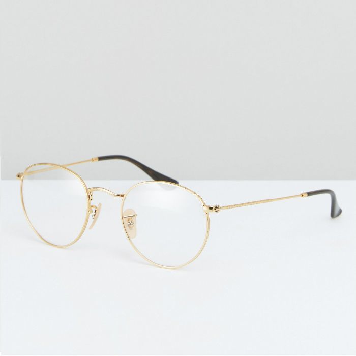 Asos, Ray Ban Clear Lens Round Optical Glasses, £122