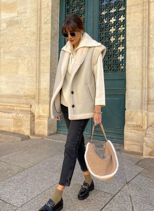 5 stylish τρόποι να φορέσεις ένα shearling coat