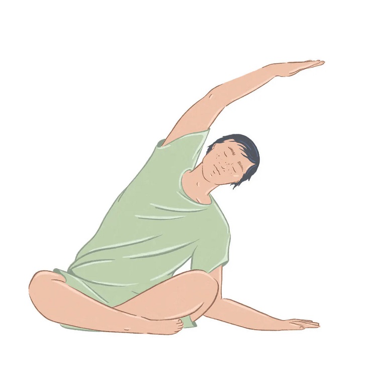 6 διατάσεις από τη yoga για να απαλλαγείς από τον πονοκέφαλο