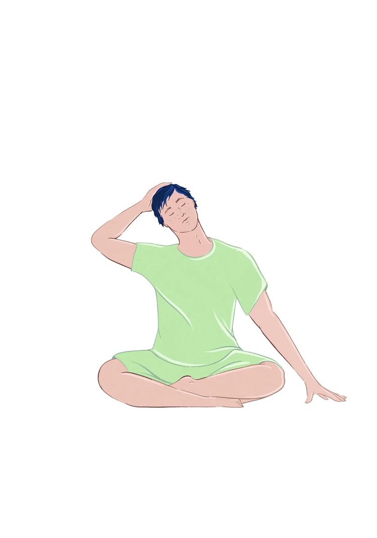 6 διατάσεις από τη yoga για να απαλλαγείς από τον πονοκέφαλο