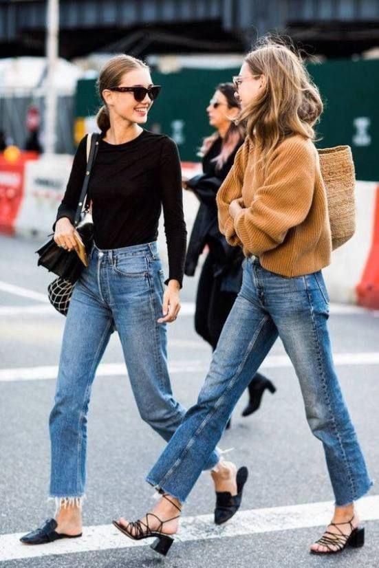 Straight-leg jeans και πως να τα φορέσεις
