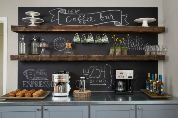 10 ιδέες για coffee bar που θα κάνουν την αγάπη σου για τον καφέ κομμάτι της διακόσμησης του σπιτιού σου