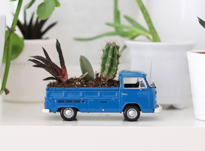 DIY: πως να κανεις ενα φορτηγο γλαστρακι
